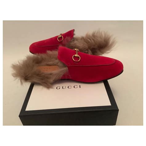 mules fourrure gucci|Gucci Mules & Clogs for Women .